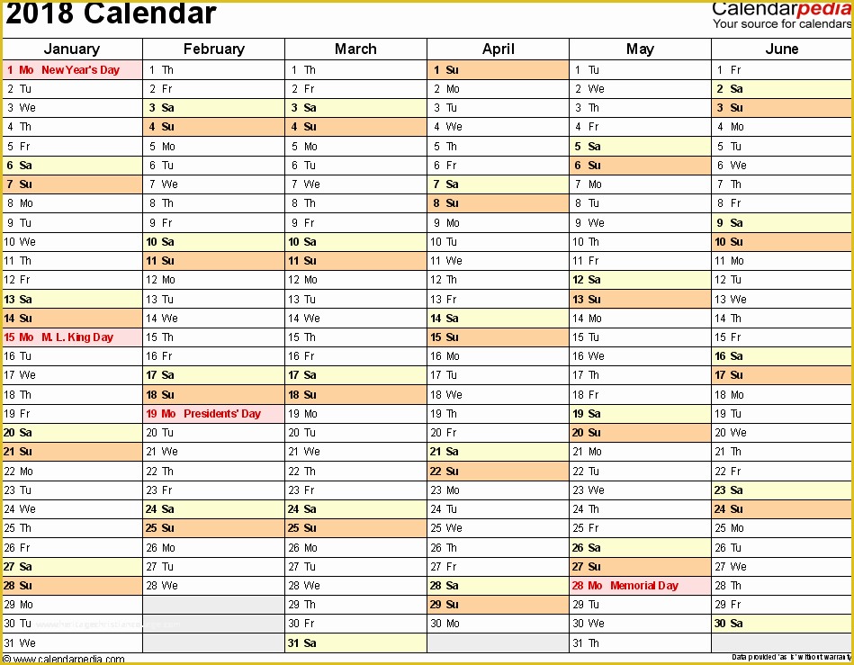 Free Weekly Planner Template Word Of 2018 Calendar Word