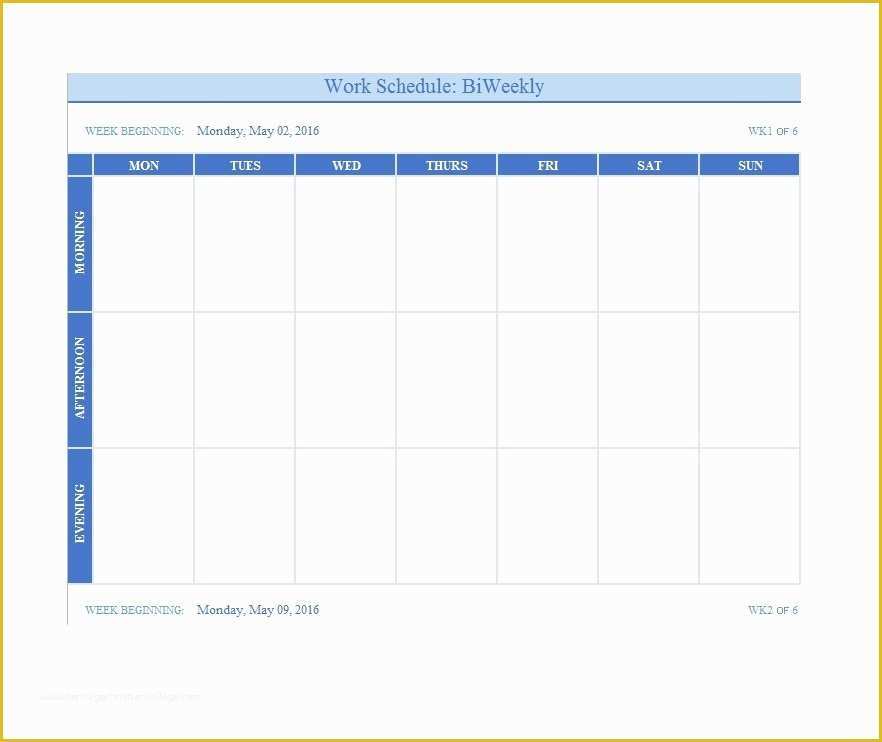 Free Weekly Schedule Template Of 26 Blank Weekly Calendar Templates [pdf Excel Word]