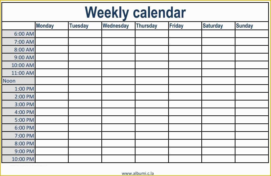 Free Weekly Schedule Template Of Pin by Trina On Photos
