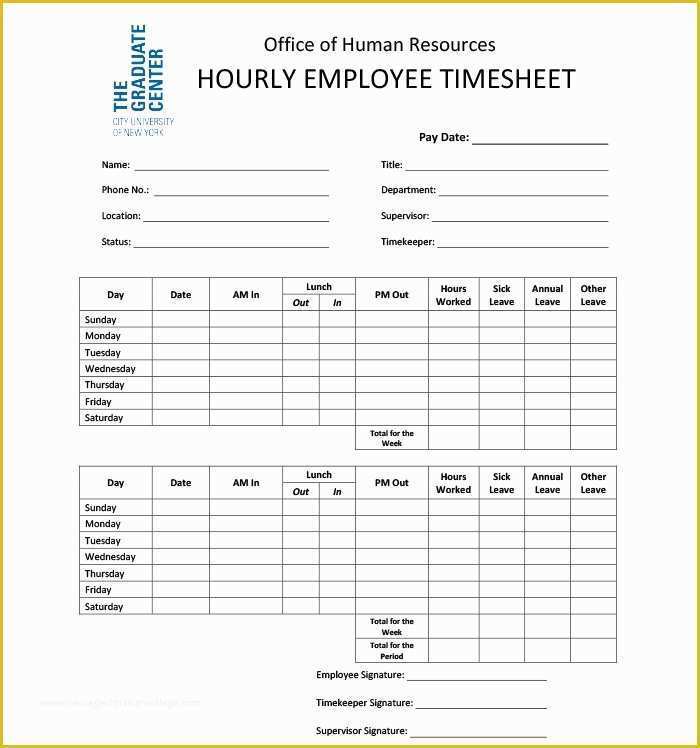 Free Weekly Timesheet Template Of 60 Sample Timesheet Templates Pdf Doc Excel