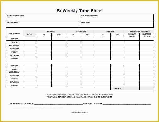 Free Weekly Timesheet Template Of Free Printable Timesheet Template