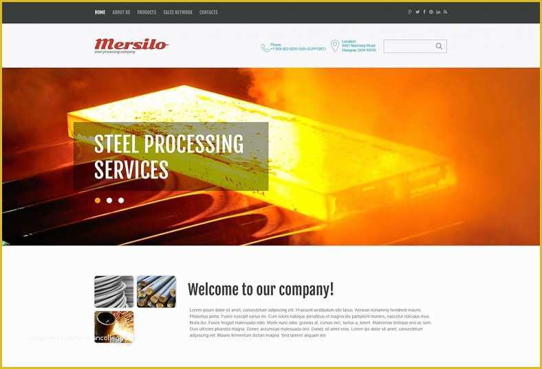 Free Welding Website Template Of 24 Best Industrial Website Templatesindustrial Website