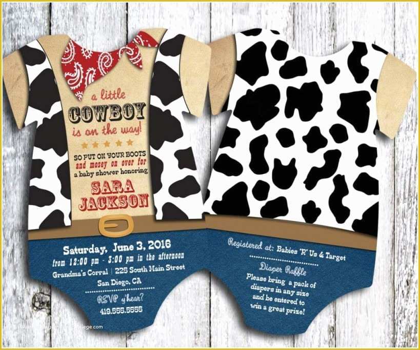 Free Western Baby Shower Invitation Templates Of Luxury Baby Boy Shower Invitations Cowboy