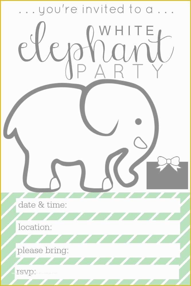 free-printable-white-elephant-invitation-template-free