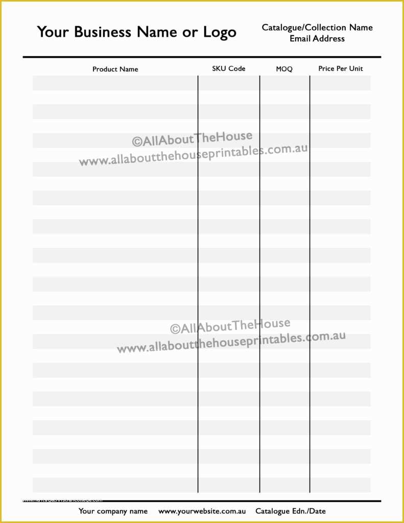 Free wholesale Line Sheet Template Of How to Make A Product Catalogue Line Sheet for Your