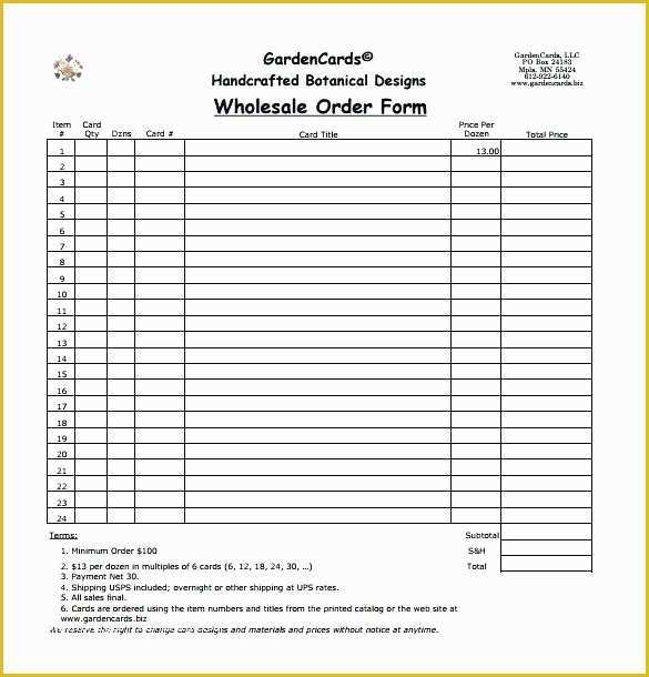Free wholesale Line Sheet Template Of wholesale Line Sheet Template Inspirational Clothing