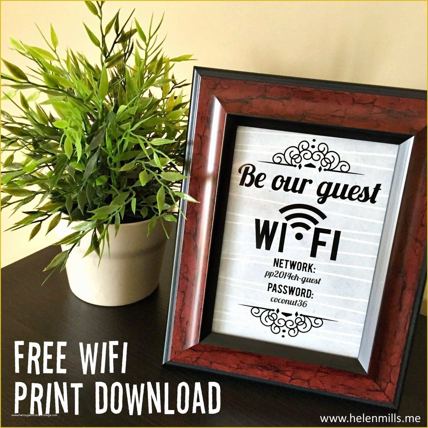 Free Wifi Poster Template Of Free Guest Wifi Password Sign File and