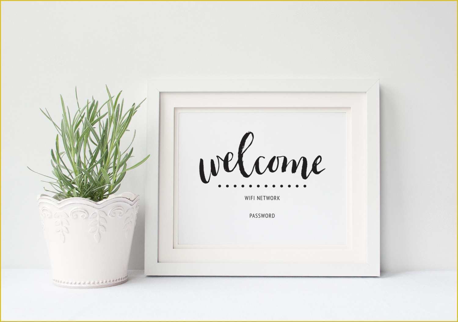 Free Wifi Poster Template Of Wifi Password Printable Sign Guest Room Sign Wel E