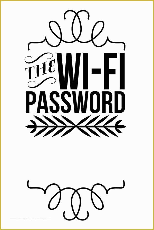 Free Wifi Poster Template Of Wifi Print – by Sand