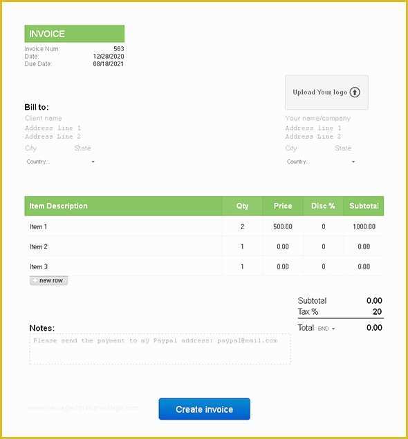 Free Will Maker Templates Of Free Customizable Invoice Template Fundraisera