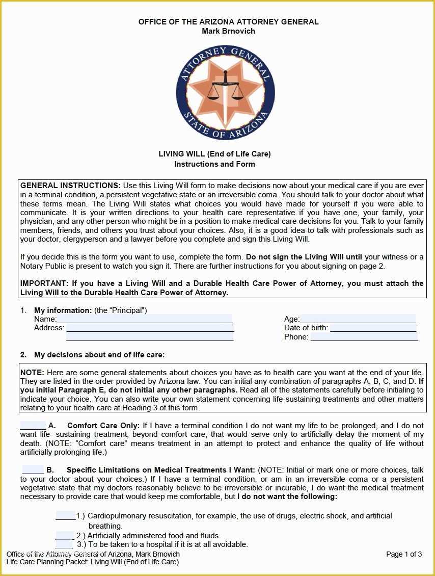 Free Will Template Arizona Of Virginia Last Will and Testament Free Template Unique