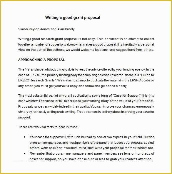 Free Will Writing Template Of 19 Writing Proposal Templates Free Sample Example
