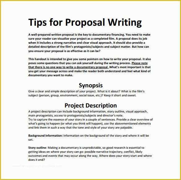 Free Will Writing Template Of 19 Writing Proposal Templates Free Sample Example