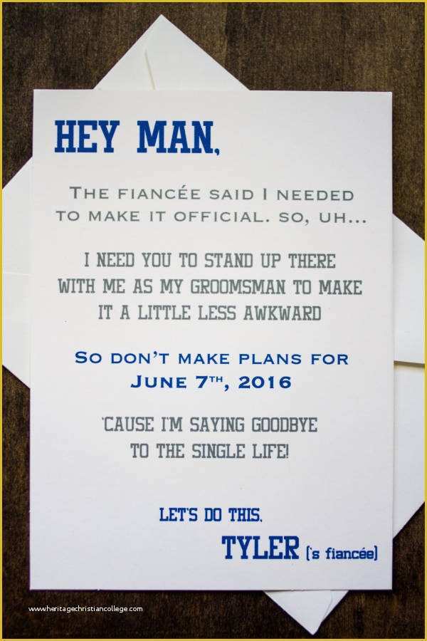 Free Will You Be My Groomsman Template Of 13 Team Dinner Invitations Jpg Eps Ai Psd Wprd