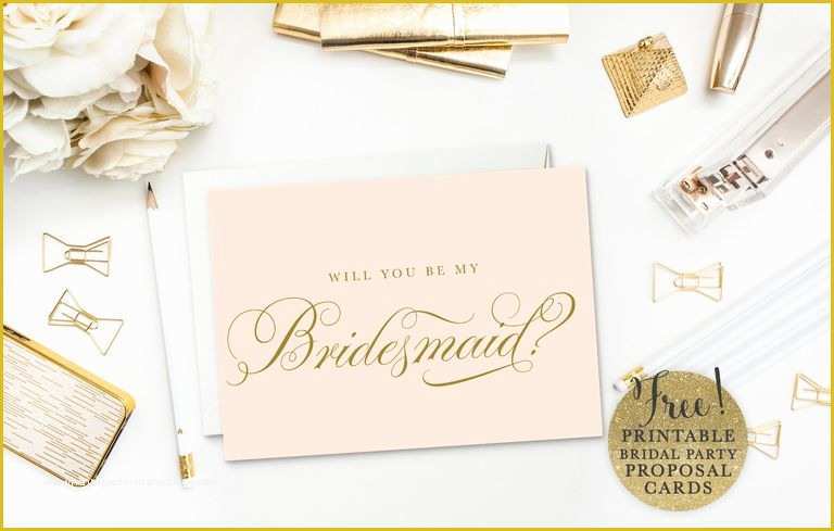 Free Will You Be My Groomsman Template Of 19 Free Printable Will You Be My Bridesmaid Cards