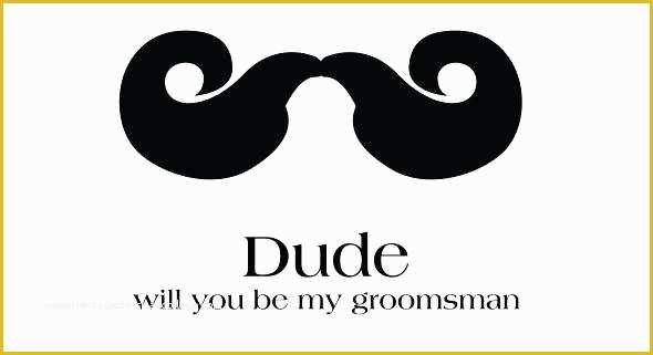 Free Will You Be My Groomsman Template Of Be My Groomsman Will You Groomsmen Invitation Gift Ideas