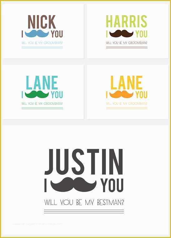 Free Will You Be My Groomsman Template Of Blog Free Will You Be My Groomsman Cards
