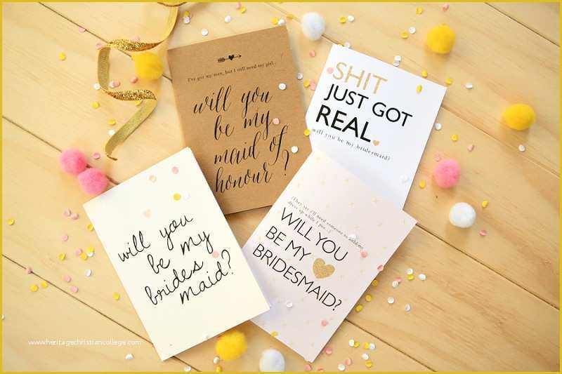 Free Will You Be My Groomsman Template Of Free Will You Be My Bridesmaid Printables Exclusive to P&l