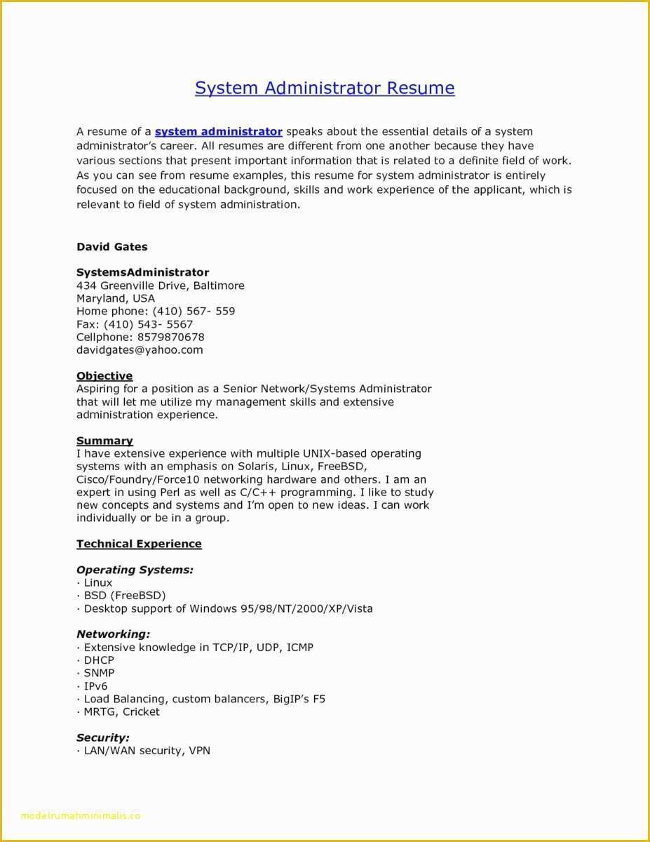 Free Windows Resume Templates Of 23 Windows Resume Template 2018