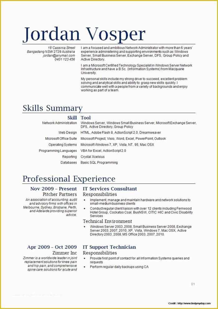 Free Windows Resume Templates Of Free Resume Templates Windows 8 Resume Resume Examples