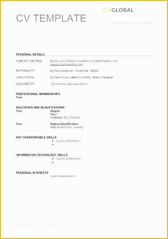 Free Windows Resume Templates Of Resume Template Windows – Trezvost