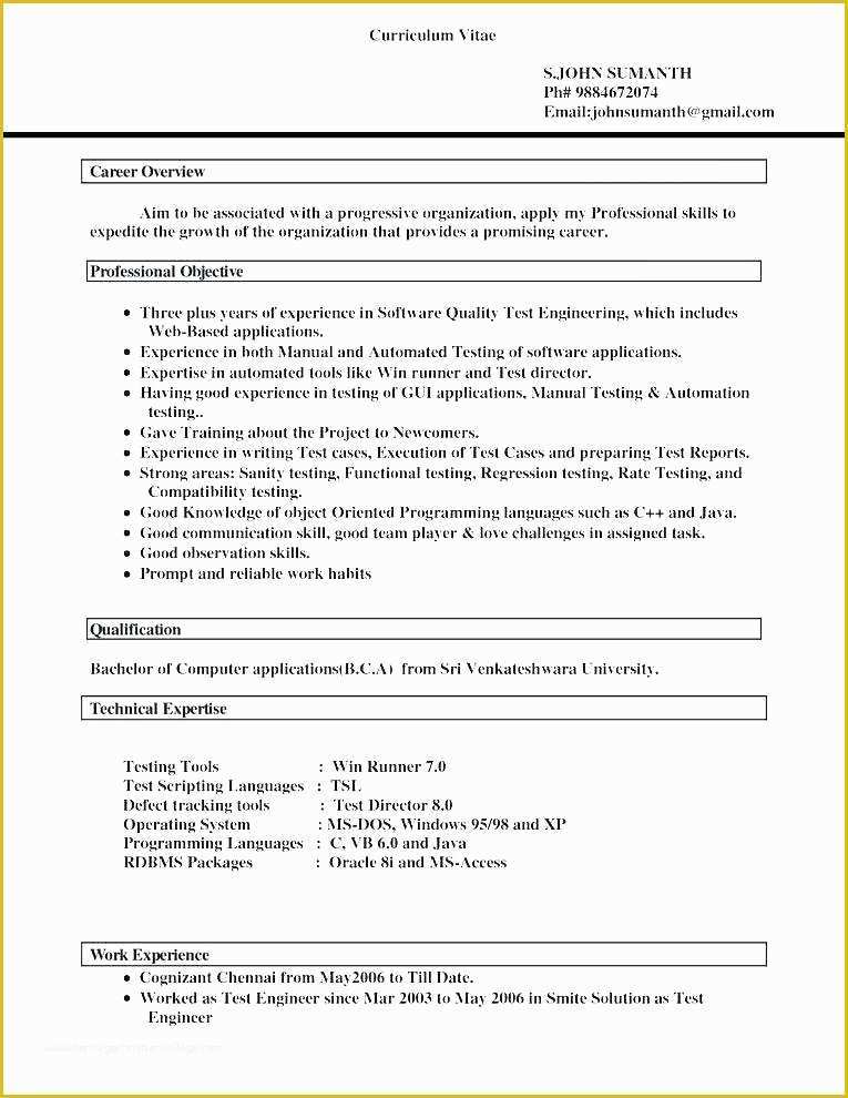 Free Windows Resume Templates Of Resume Template Windows Windows Resume Template Free