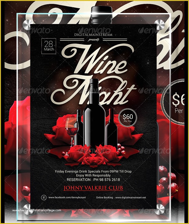 Free Wine Flyer Template Of 18 Invitation Flyer Designs and Templates Download