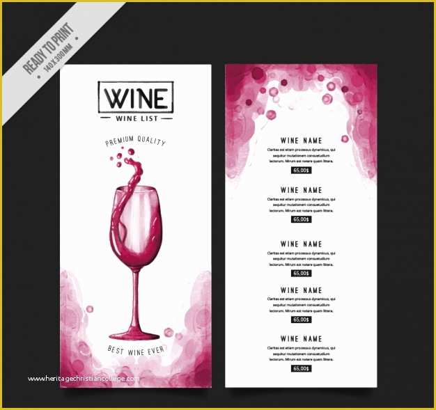 Free Wine Flyer Template Of 50 Free Psd Restaurant Flyer Menu Templates
