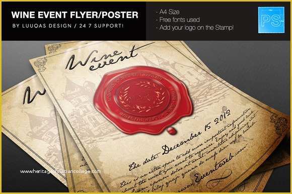 Free Wine Flyer Template Of Free Wine and Cheese Flyer Templates Designtube