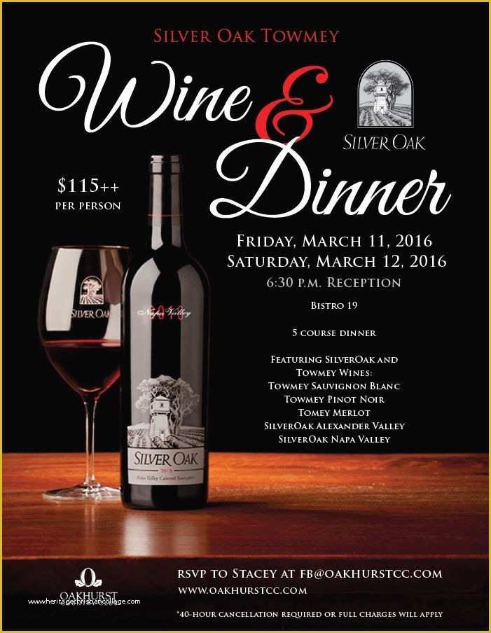 Free Wine Flyer Template Of Wine Dinner Template Wine Dinner event