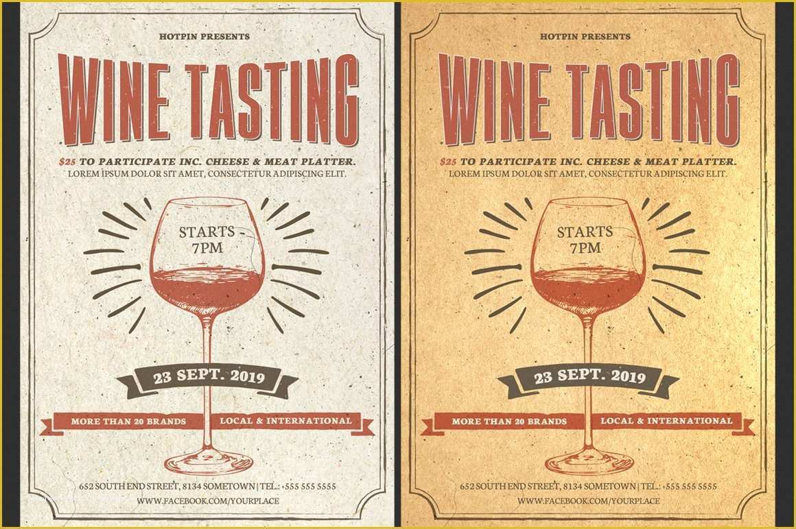 Free Wine Flyer Template Of Wine Tasting Flyer Template Flyer Templates Creative