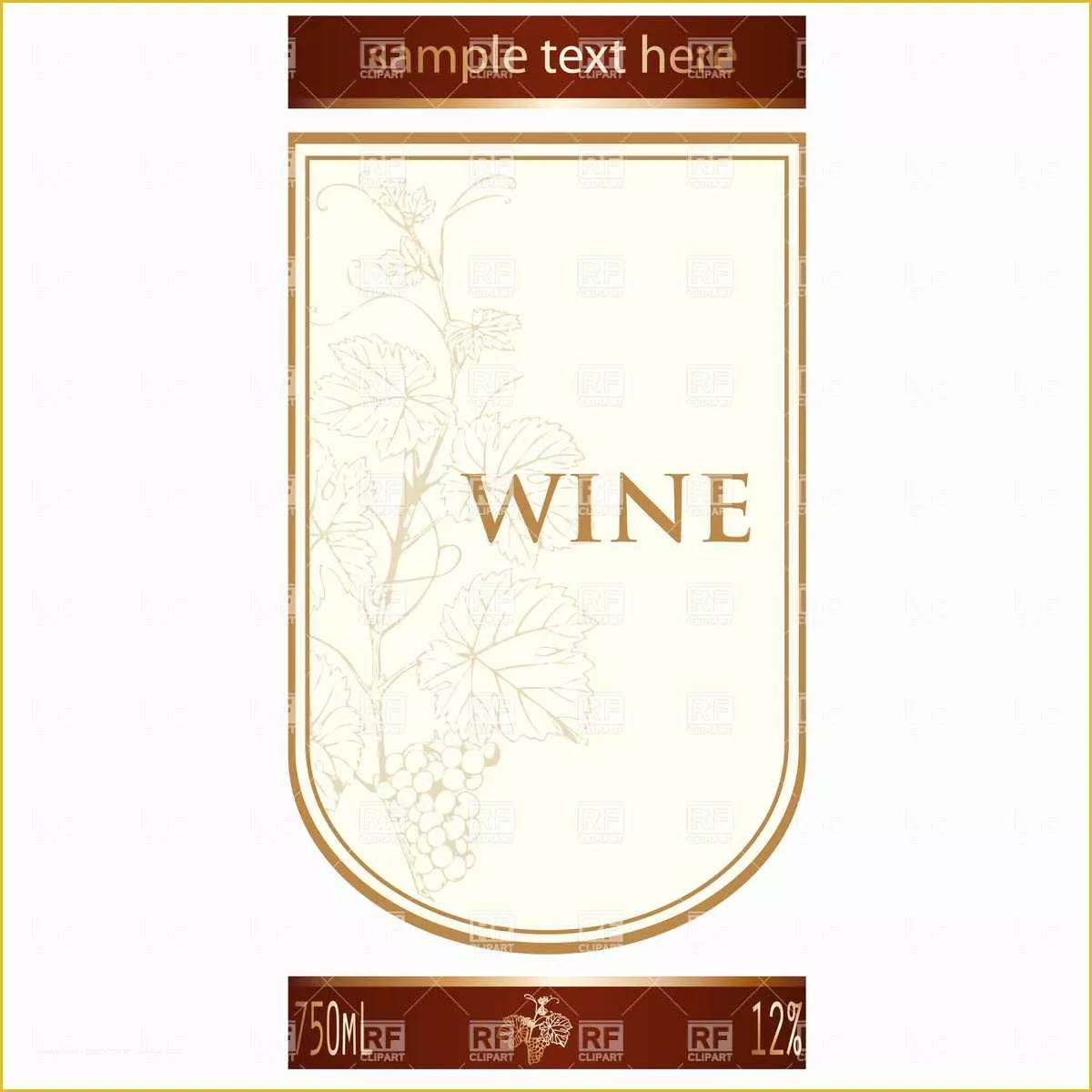 Free Wine Label Template for Word Of Label Templates Clipart Clipart Suggest