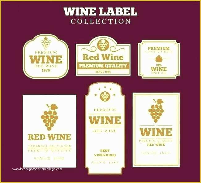 Free Wine Label Template for Word Of Wine Label Template Word Tag Free Bottle Templates Water