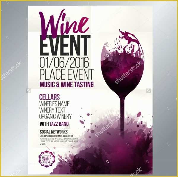 Free Wine Tasting Flyer Template Of 26 Wine Flyer Designs Psd Vector Eps Jpg Download