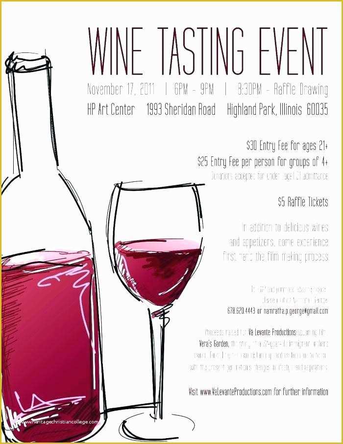 Free Wine Tasting Flyer Template Of Free Wine Tasting Flyer Template First Dinner