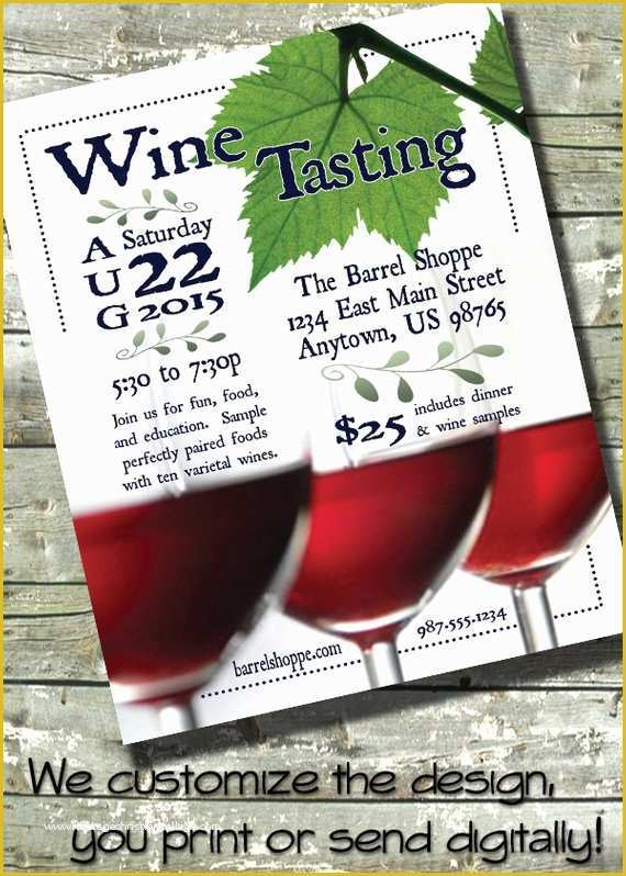 Free Wine Tasting Flyer Template Of Items Similar to Wine Tasting Fest Festival Fundraiser