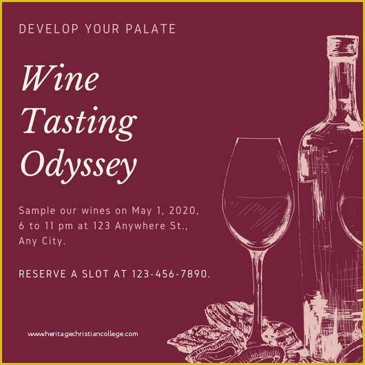 Free Wine Tasting Flyer Template Of Wine and Cheese Invite Flyer Templates by Canva