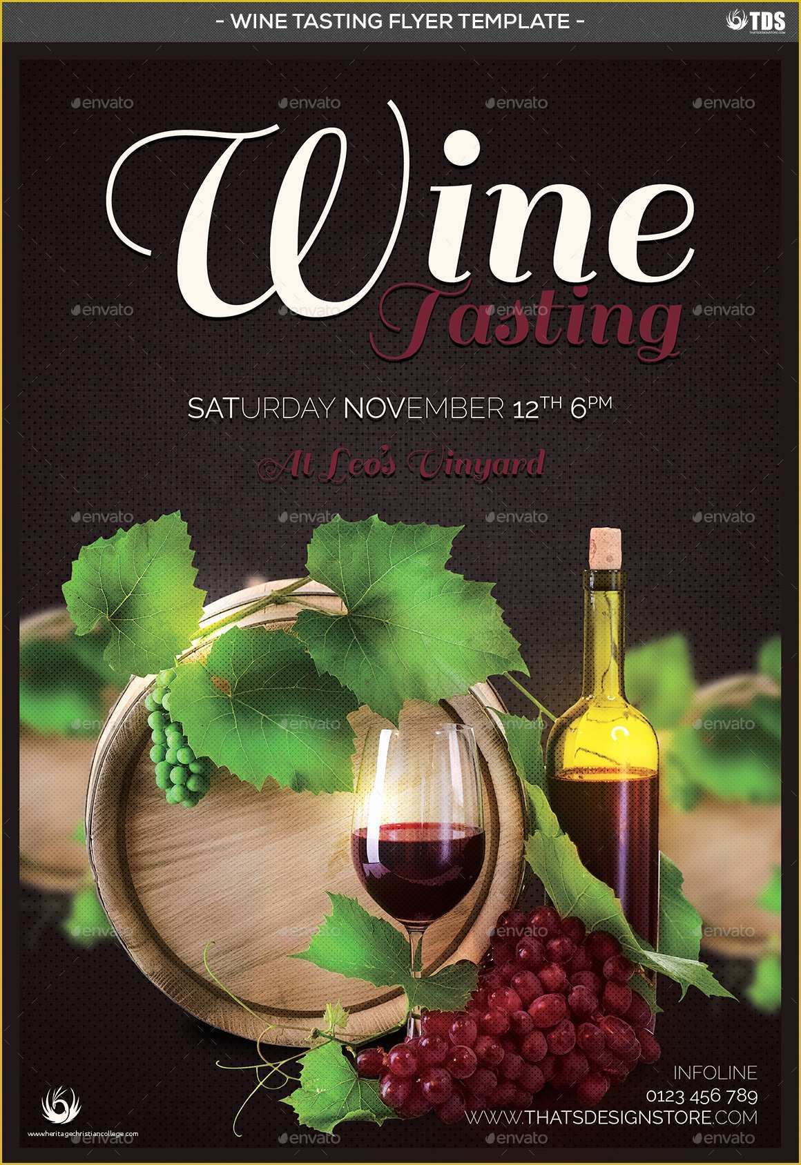 Free Wine Tasting Flyer Template Of Wine Tasting Flyer Template by Lou606