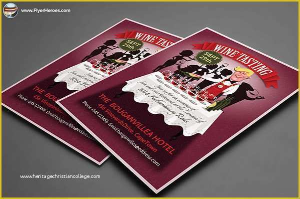 Free Wine Tasting Flyer Template Of Wine Tasting Flyer Template On Behance