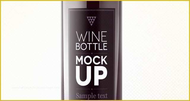 Free Wine Website Templates Download Of Psd Wine Bottle Mockup Template