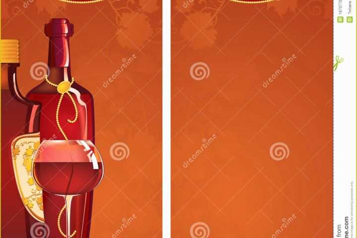 Free Wine Website Templates Download Of Template Of Wine List Stock Illustration Image Of Alcohol