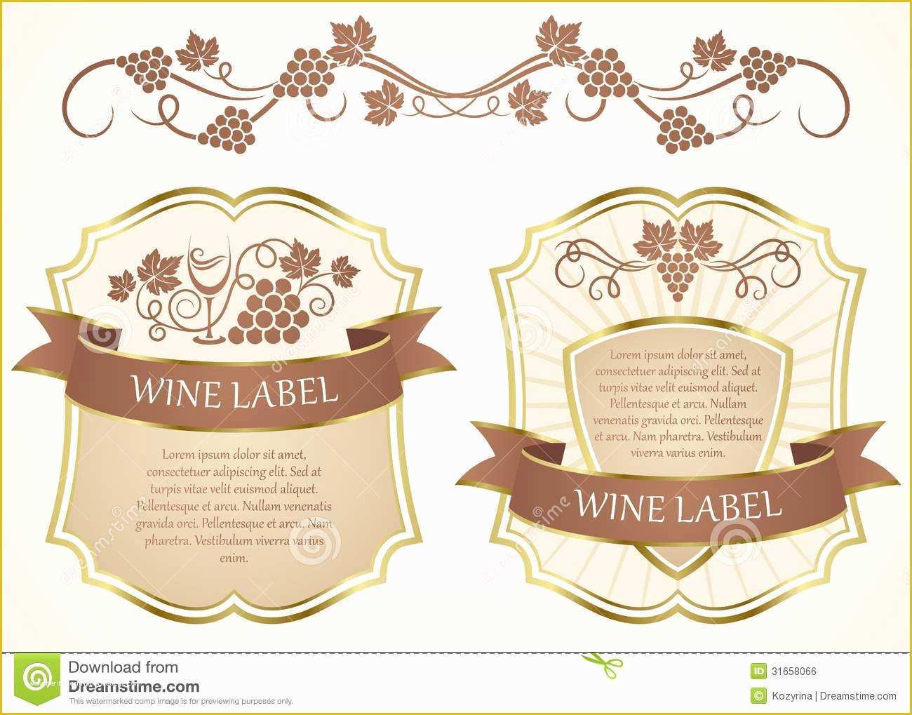Free Wine Website Templates Download Of Wine Label Royalty Free Stock Image Image