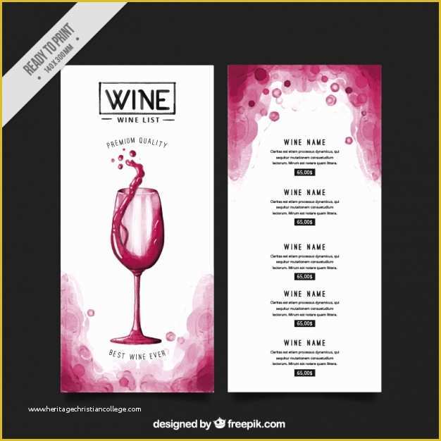 Free Wine Website Templates Download Of Wine List Vectors S and Psd Files
