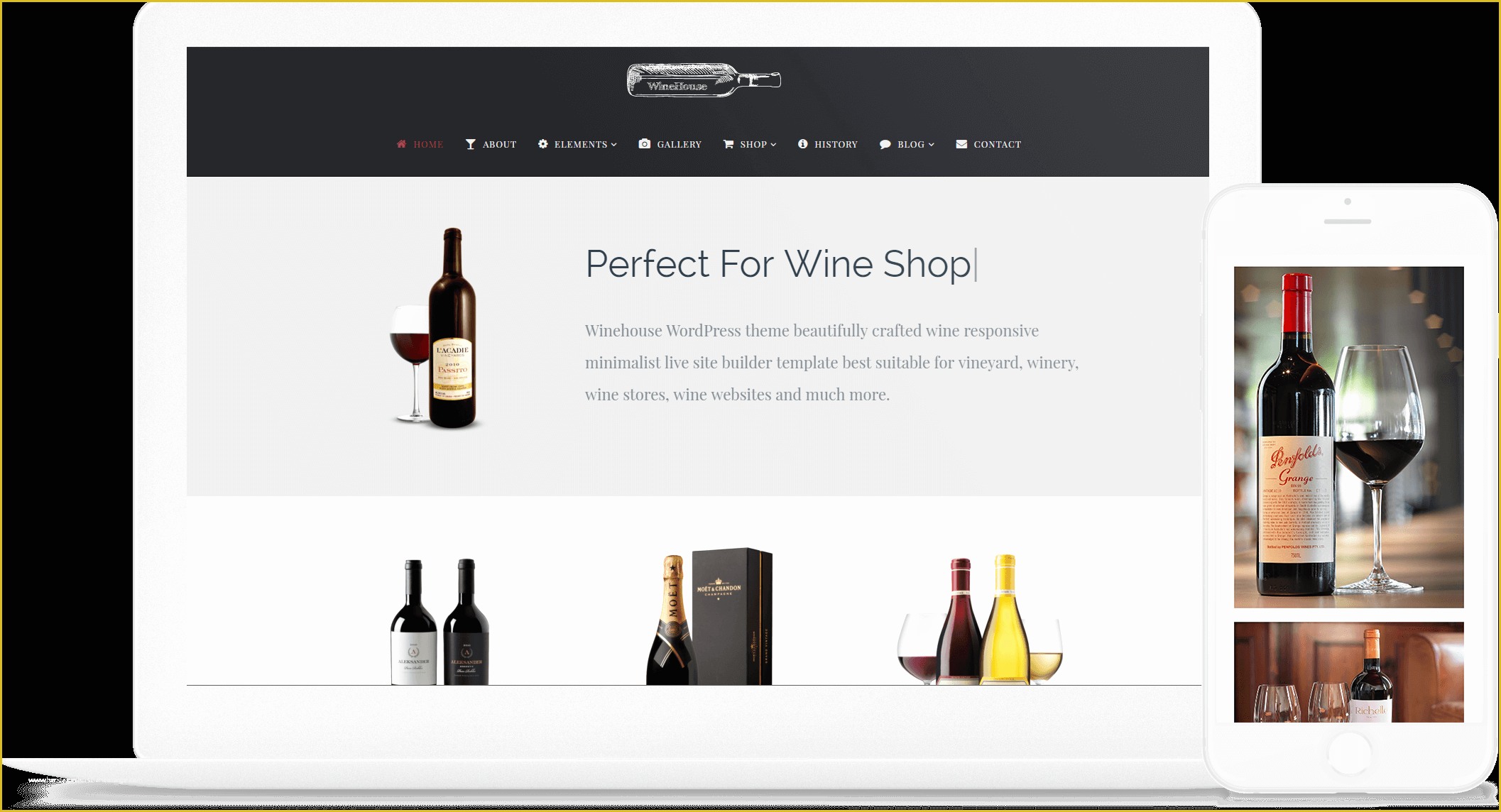 Free Wine Website Templates Download Of Winehouse Wordpress theme Responsive Visualmodo Wine