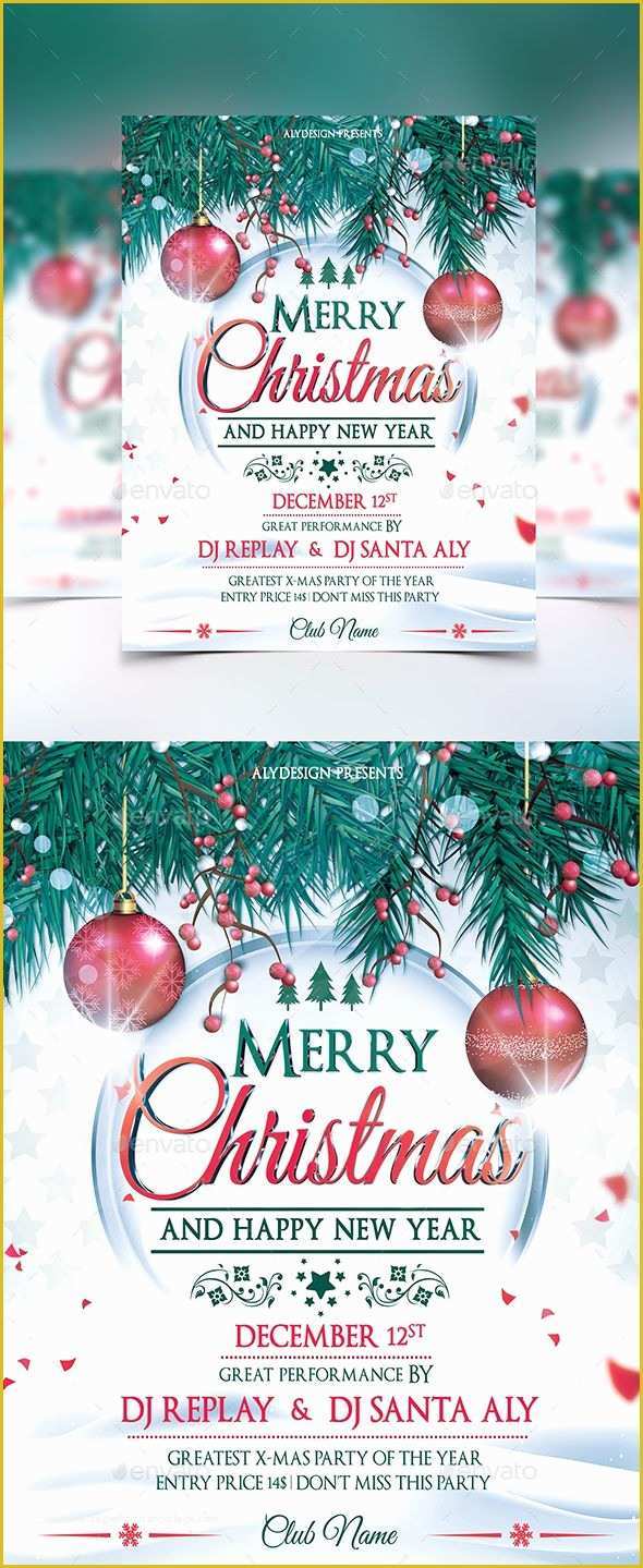 Free Winter Holiday Flyer Templates Of 1000 Ideas About Christmas Poster On Pinterest
