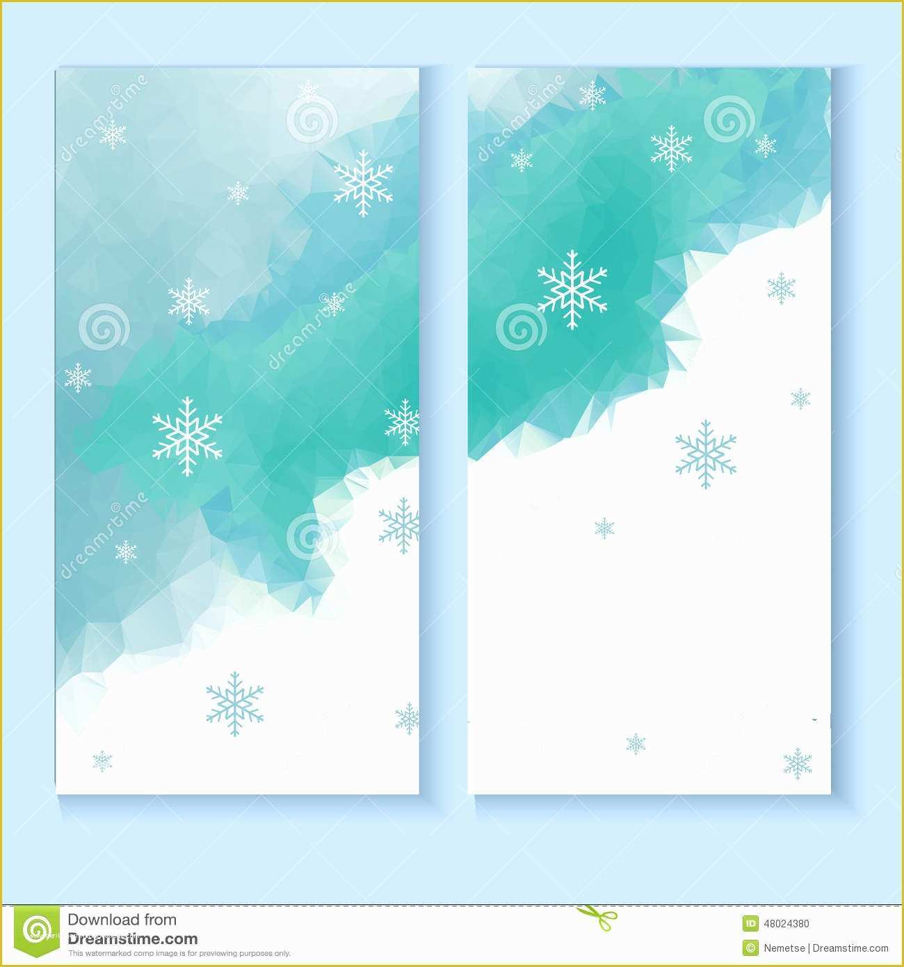 Free Winter Holiday Flyer Templates Of Flyer Template with A Winter Background Stock Vector