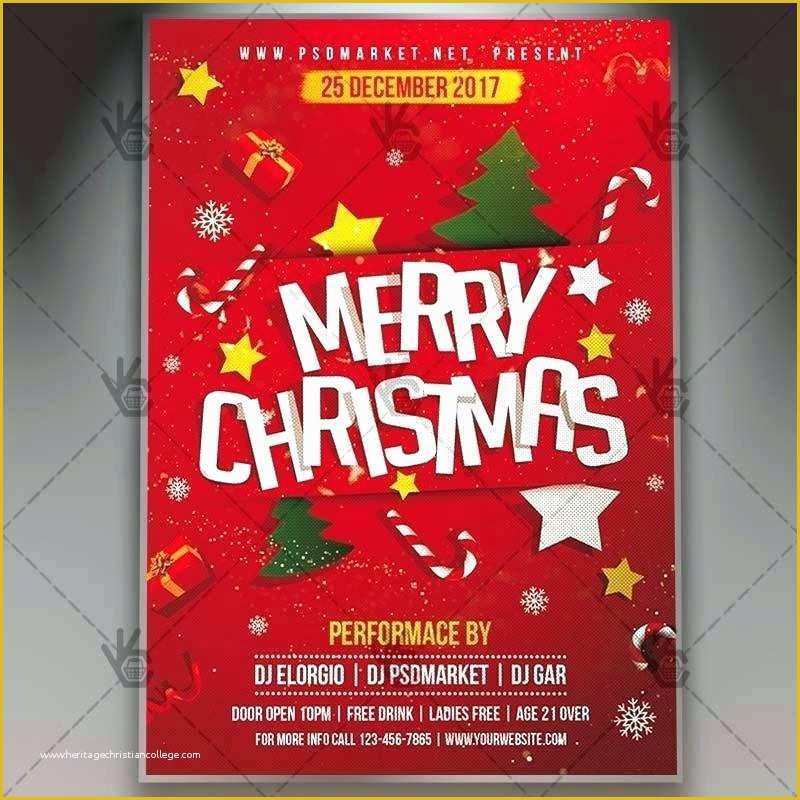 Free Winter Holiday Flyer Templates Of Holiday Flyer Template Design – Sammaley