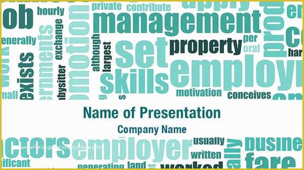 Free Word Cloud Template for Powerpoint Of Career Word Cloud Powerpoint Templates Career Word Cloud