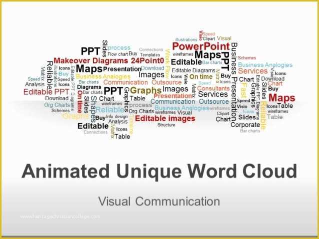 Free Word Cloud Template for Powerpoint Of Unique Word Cloud Powerpoint Template