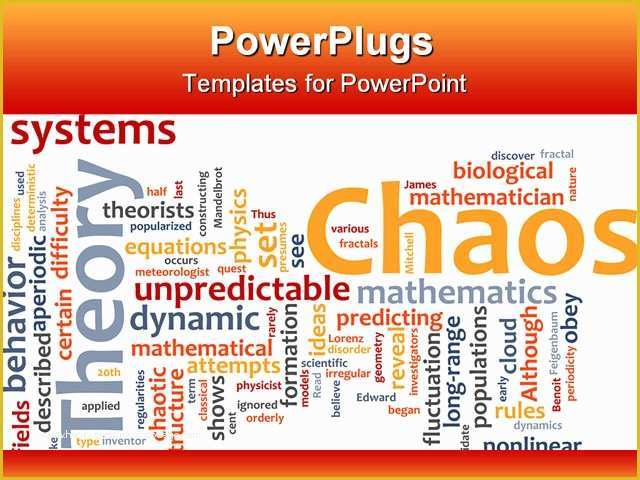 Free Word Cloud Template for Powerpoint Of Word Cloud Concept Illustration Of Chaos theory Powerpoint